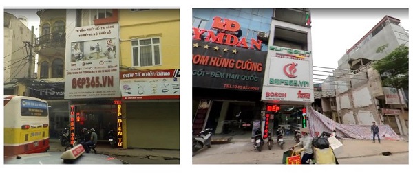 Hệ thống Bếp 365.vn trong những năm đầu phát triển tại Hà Nội.